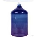 Lampes de bureau Tosel Lampe de chevet bouteille verre violet et blanc Violet Unique. . Maison & D&eacute;co > Lampes de bureau.