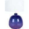 Lampes de bureau Tosel Lampe de chevet globe verre violet et blanc Violet Unique. . Maison & D&eacute;co > Lampes de bureau.