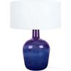 Lampes de bureau Tosel Lampe de chevet bouteille verre violet et blanc Violet Unique. . Maison & D&eacute;co > Lampes de bureau.