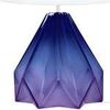 Lampes de bureau Tosel Lampe de salon g&eacute;om&eacute;trique verre violet et blanc Violet Unique. . Maison & D&eacute;co > Lampes de bureau.
