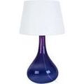 Lampes de bureau Tosel Lampe de chevet bouteille verre violet et blanc Violet Unique. . Maison & D&eacute;co > Lampes de bureau.