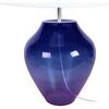 Lampes de bureau Tosel Lampe a poser vase verre violet et blanc Violet Unique. . Maison & D&eacute;co > Lampes de bureau.