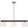 Lustres, suspensions et plafonniers Tosel Lustre poutre bois wangu&eacute; et blanc Marron Unique. . Maison & D&eacute;co > Lustres, suspensions et plafonniers.