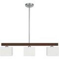 Lustres, suspensions et plafonniers Tosel Lustre poutre bois wangu&eacute; et blanc Marron Unique. . Maison & D&eacute;co > Lustres, suspensions et plafonniers.