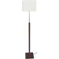 Lampadaires Tosel Lampadaire droit bois wangu&eacute; et blanc Marron Unique. . Maison & D&eacute;co > Lampadaires. Grenoble