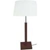 Lampes de bureau Tosel Lampe a poser droit bois wangu&eacute; et blanc Marron Unique. . Maison & D&eacute;co > Lampes de bureau.