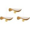 Lustres, suspensions et plafonniers Tosel Suspension chapeau de dame m&eacute;tal blanc d'ivoire et or Blanc Unique. . Maison & D&eacute;co > Lustres, suspensions et plafonniers.