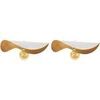 Lustres, suspensions et plafonniers Tosel Suspension chapeau de dame m&eacute;tal blanc d'ivoire et or Blanc Unique. . Maison & D&eacute;co > Lustres, suspensions et plafonniers.