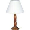 Lampes de bureau Tosel Lampe de chevet colonne bois fonc&eacute; Marron Unique. . Maison & D&eacute;co > Lampes de bureau.