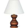 Lampes de bureau Tosel Lampe de chevet colonne bois fonc&eacute; Marron Unique. . Maison & D&eacute;co > Lampes de bureau.