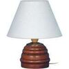 Lampes de bureau Tosel Lampe de chevet colonne bois fonc&eacute; Marron Unique. . Maison & D&eacute;co > Lampes de bureau.