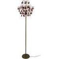 Lampadaires Tosel Lampadaire droit m&eacute;tal marron or et rouge Marron Unique. . Maison & D&eacute;co > Lampadaires. Grenoble