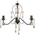 Lustres, suspensions et plafonniers Tosel Lustre multi bras m&eacute;tal marron or et transparent Marron Unique. . Maison & D&eacute;co > Lustres, suspensions et plafonniers.