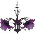 Lustres, suspensions et plafonniers Tosel Lustre multi bras m&eacute;tal marron or et violet Marron Unique. . Maison & D&eacute;co > Lustres, suspensions et plafonniers.