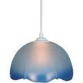 Lustres, suspensions et plafonniers Tosel Suspension cloche verre satin&eacute; bleu Gris Unique. . Maison & D&eacute;co > Lustres, suspensions et plafonniers. Grenoble