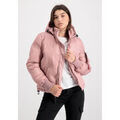 Veste Alpha Industries Hooded Logo Puffer Women - silver pink Veste Alpha Industries Hooded Logo Puffer Women - silver pink Grenoble
