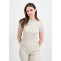Tee-shirts sur Grenoble : T-shirt Alpha Industries X-Fit Rib T-Shirt Women - vintage white
