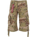 Shorts/Bermuda sur Grenoble : Short Alpha Industries Jet Short Camo - chocolate chip