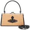 Sac &agrave; main Vivienne Westwood DOLL XL FRAME PURSE Beige