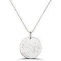 Collier Moments-Precieux.com Collier astro medaille gravee Lion, argent Argent&eacute; Grenoble