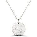 Collier Moments-Precieux.com Collier astro medaille gravee Poissons, argent Argent&eacute; Grenoble