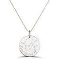 Colliers sur Grenoble : Collier Moments-Precieux.com Collier astro medaille gravee Sagittaire, argent Argent&eacute;