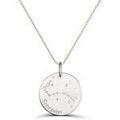Collier Moments-Precieux.com Collier astro medaille gravee Scorpion, argent Argent&eacute; Grenoble