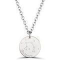 Bijoux Moments-Precieux.com Collier astro homme medaille gravee Balance, argent Argent&eacute; Grenoble