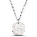 Bijoux Moments-Precieux.com Collier astro homme medaille gravee Scorpion, argent Argent&eacute; Grenoble