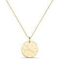 Colliers sur Grenoble : Collier Moments-Precieux.com Collier enfant personnalise dessin signe astro, plaque or Dor&eacute;