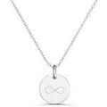Collier Moments-Precieux.com Collier personnalise dessin infini, argent Argent&eacute; Grenoble