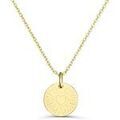 Collier Moments-Precieux.com Collier personnalise dessin coeur scintillant, plaque or Dor&eacute; Grenoble