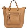 Sac &agrave; main Hexagona Sac transformable Ref 67711 Havane 30*23*11 cm Beige