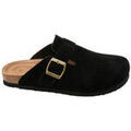 Tee-shirts sur Grenoble : T-shirt Vera Collection Sabots Mules CUIR daim, Noir