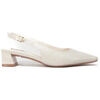 Chaussures escarpins Vera Collection Ballerines slingback avec boucle, off white