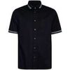 Chemise EAX Chemise &agrave; manches courtes avec poche poitrine et logo Bleu