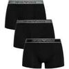 Cale&ccedil;ons Emporio Armani Pack de 3 troncs Noir