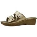 Mules Inblu Mule Femme, Synth&eacute;tique, R&eacute;glage &agrave; scratch - 2693P Beige Grenoble
