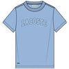 T-shirt enfant Lacoste T-shirt en coton brod&eacute; confortable, respirant et styl&eacute; LACOS Bleu