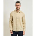 Chemises/chemisettes sur Grenoble : Chemise Sseinse Chemise en lin homme &agrave; manches longues Beige