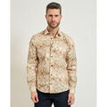 Chemises/chemisettes sur Grenoble : Chemise Sseinse Chemise homme &agrave; manches longues en coton Beige