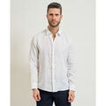 Chemises/chemisettes sur Grenoble : Chemise Sseinse Chemise en lin homme &agrave; manches longues Blanc