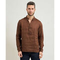 Chemises/chemisettes sur Grenoble : Chemise Sseinse Chemise homme en lin avec col Mao