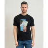 T-shirt Sseinse T-shirt homme avec imprim&eacute; frontal Noir