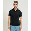 Polo Sseinse Polo homme slim fit en piqu&eacute; de coton Noir
