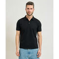 Polo Sseinse Polo homme slim fit en piqu&eacute; de coton Noir Grenoble