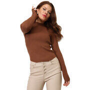 Pull La Modeuse Pulls pour femme - Marron -