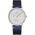 Montre Pierre Lannier Montre Homme ESSENTIAL Blanc Cuir Bleu