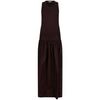 Robe Liu Jo Robe longue avec d&eacute;coupe Marron