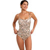 Maillots de bain Selmark Maillot de bain une pi&egrave;ce pr&eacute;form&eacute; UTOPIA Mare Blanc